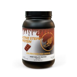 Copy of Active Steps Whey Isolate Protein Supplement (907g, 2lb)